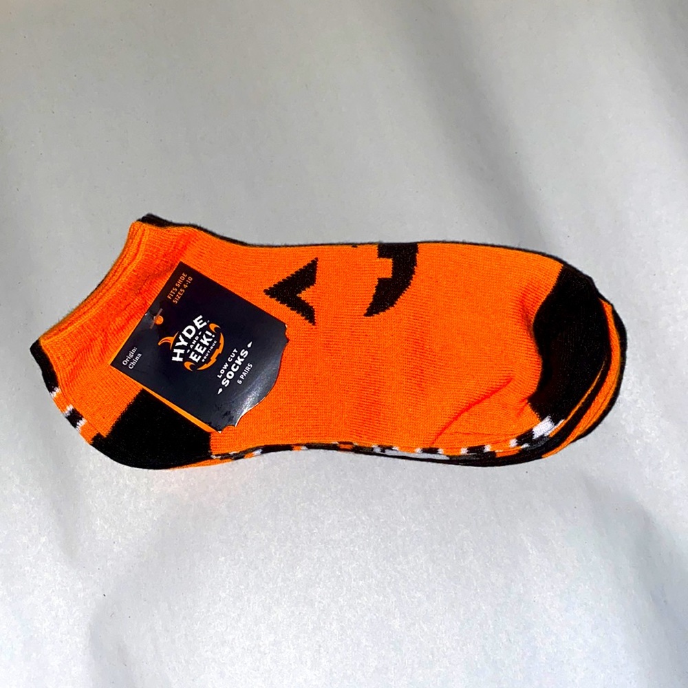*Brand New* Target Hyde and Eek! Boutique 6 Pairs Halloween ale Cut Socks